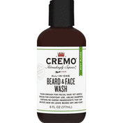 Cremo Beard & Face Wash, Mint Blend, All-in-One