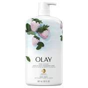 Olay Body Wash, Notes Of White Strawberry & Mint