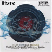 iHome Bluetooth Speaker, Rechargeable, Waterproof