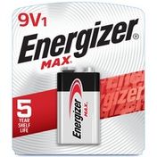 Energizer 9V Batteries, 9 Volt Alkaline Batteries