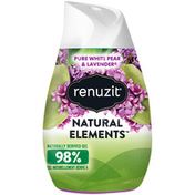 Renuzit - Obsolete Renuzit Natural Elements Gel Air Freshener, Pure White Pear & Lavender, 7 Ounces