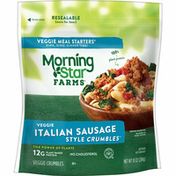 Morning Star Farms Crumbles, Plant Based Protein Vegan Meat, Italian