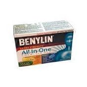 Benylin 614966 All In One Cold & Flu Day & Night Plus Daytime Relief Caplets