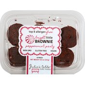 Julia's Table Brownie, Peppermint Party, Bright Little, 6 Pack