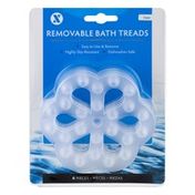 SlipX Solutions Removable Bath Treads Clear