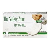The Safety Zone Latex Gloves Disposable - 100 CT