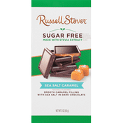 Russell Stover Dark Chocolate, Sugar Free, Sea Salt Caramel