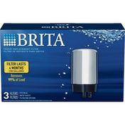 Brita Tap Water Filter, Water Filtration System Replacement Filters For Faucets, Reduces Lead, BPA Free