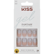 Kiss Nail Kit, Gel, Fantasy Collection, Medium Length