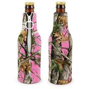 Distributed Pink Camouflage Zippered Bottle Suit