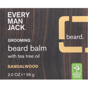 Every Man Jack Beard Balm, with Tea Tree Oil, Sandalwood, Grooming