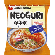 Nongshim Soup, Udon Type Noodles, Mild Seafood