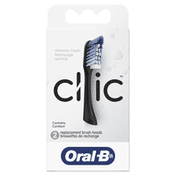 Oral-B Toothbrush Replacement Brush Heads, Black