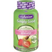VitaFusion Prenatal Strawberry Lemon Essential Multivitamin Vitafusion Simply Good Prenatal Essential Multivitamin Dietary Supplement Gummy