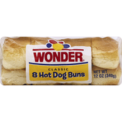 Wonder Classic 8 Hot Dog Buns Enriched Buns