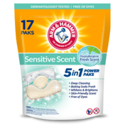 Arm & Hammer Sensitive Scent 3-in-1 Power Paks Concentrated Laundry Detergent