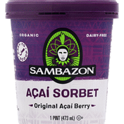 Sambazon Sorbet, Original Acai Berry