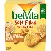 belVita Soft Filled Nut Butter Brown Sugar & Almond Butter Creme Soft Baked Biscuits