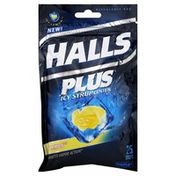 Halls Cough Suppressant/Oral Anesthetic Drops, Icy Lemon