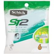 Schick ST2 Slim Twin Razors