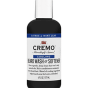 Cremo Beard Wash & Softener, Cooling, Citrus & Mint Leaf