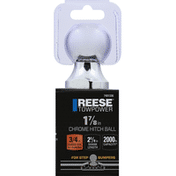 Reese Towpower Hitch Ball, Chrome, 1-7/8 Inches
