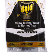 Raid Yellow Jacket, Wasp & Hornet Trap, Disposable
