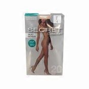 Secret Collection Size C Nude Silky Sheer Pantyhose