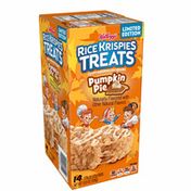 Kellogg's Rice Krispies Treats Crispy Marshmallow Squares, Limited Edition, Pumpkin Pie