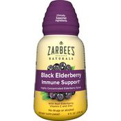 Zarbee's Naturals Black Elderberry Immune Support with Real Elderberry, Vitamin C & Zinc