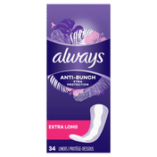 Always Anti-Bunch Xtra Protection Exra Long Absorbency Unscented