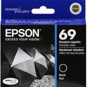 Epson Ink Cartridge, Standard Capacity, Black, T069120