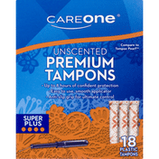 CareOne Tampons Super Plus Absorbency Unscented