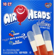 Airheads Patriot Pops, Cherry, White Mystery?, Blue Raspberry
