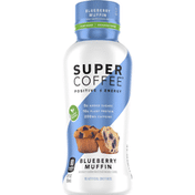 Super Coffee Enhanced Coffee, Plant Based, Positive Energy, Blueberry Muffin