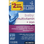 Mommy's Bliss Multivitamin + Iron, Baby, Age 2 Months+