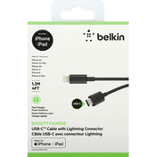 Belkin Cable, USB-C, with Lightning Connector
