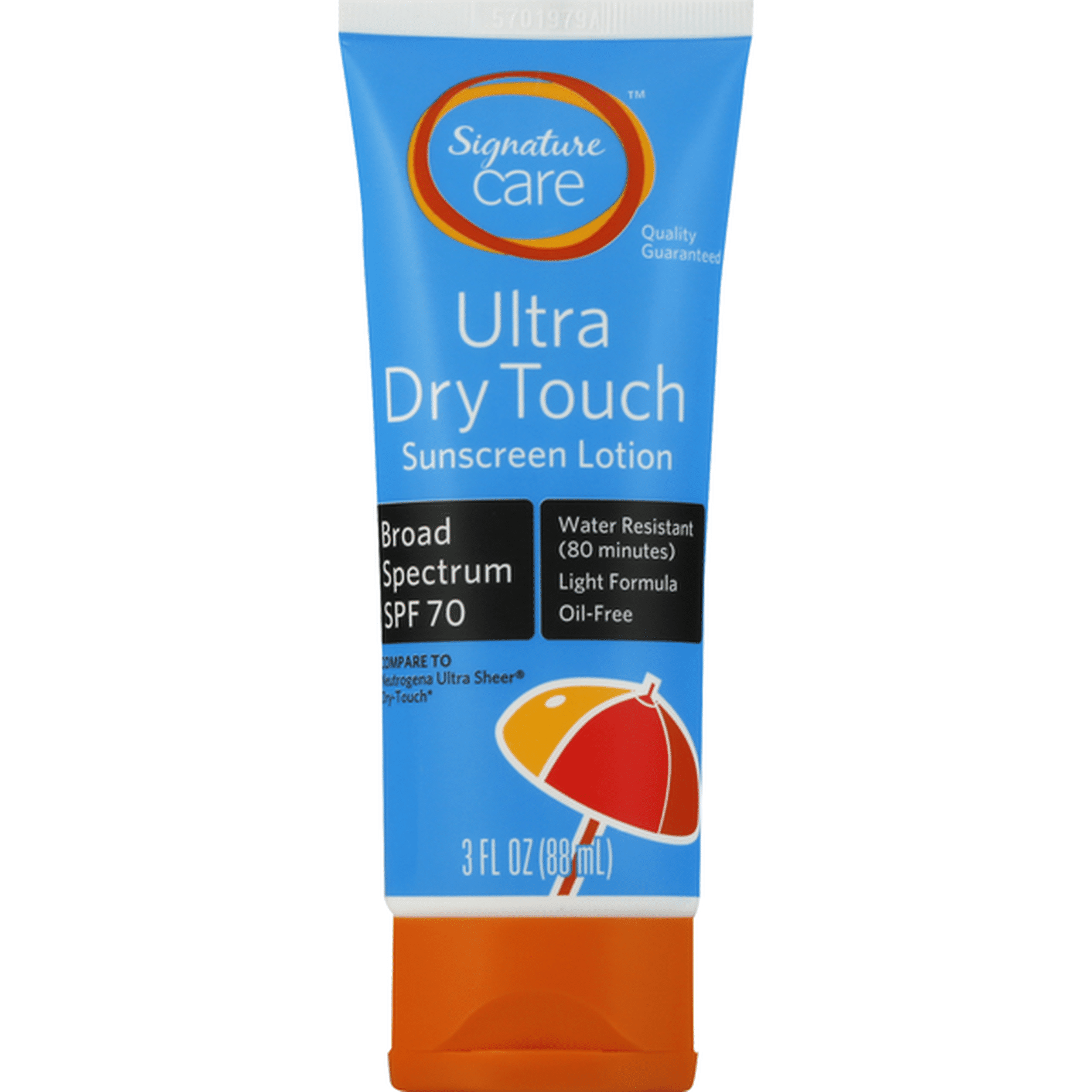 Signature Home Sunscreen Lotion, Ultra Dry Touch, Water Resistant, SPF