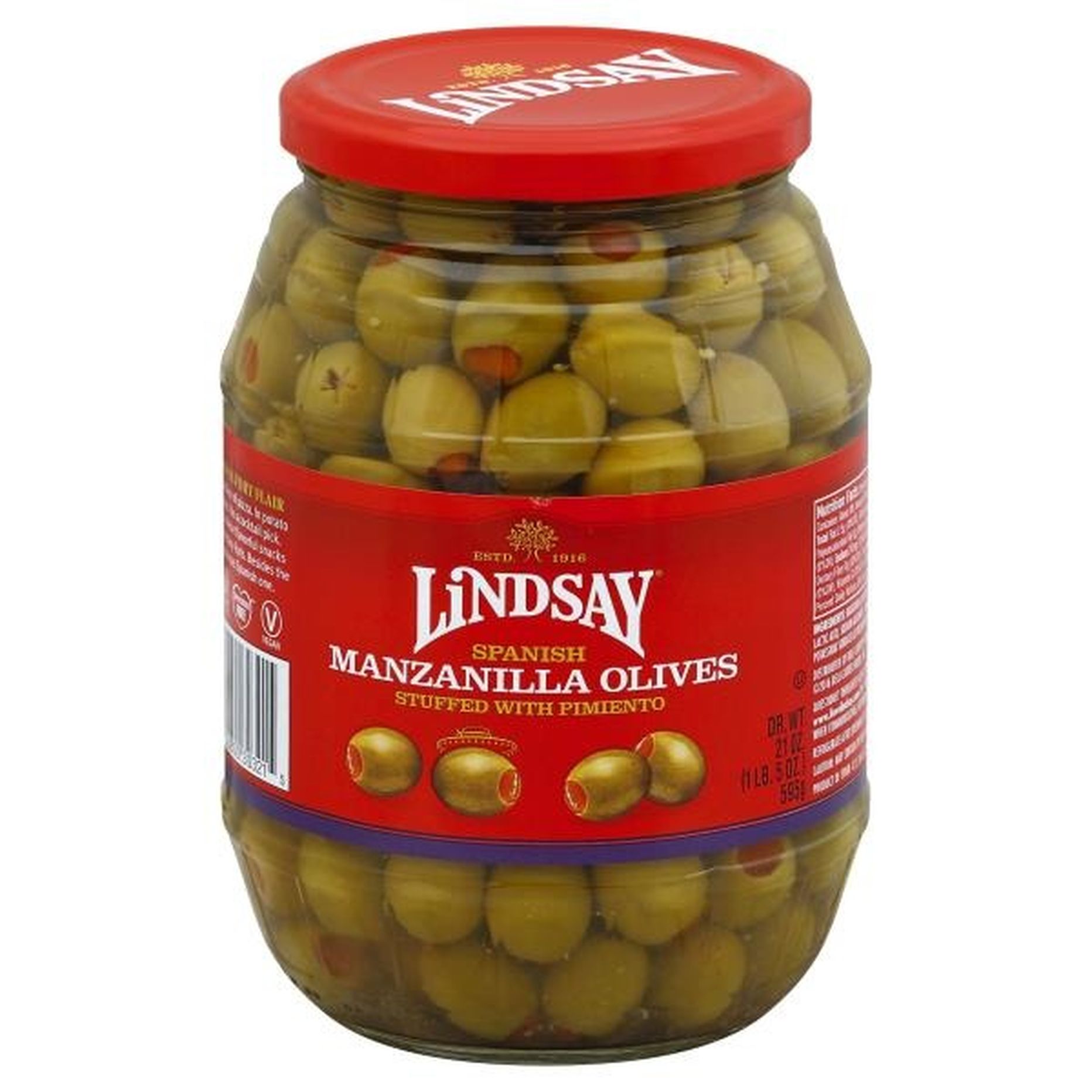 Lindsay Pimiento Stuffed Spanish Manzanilla Olives