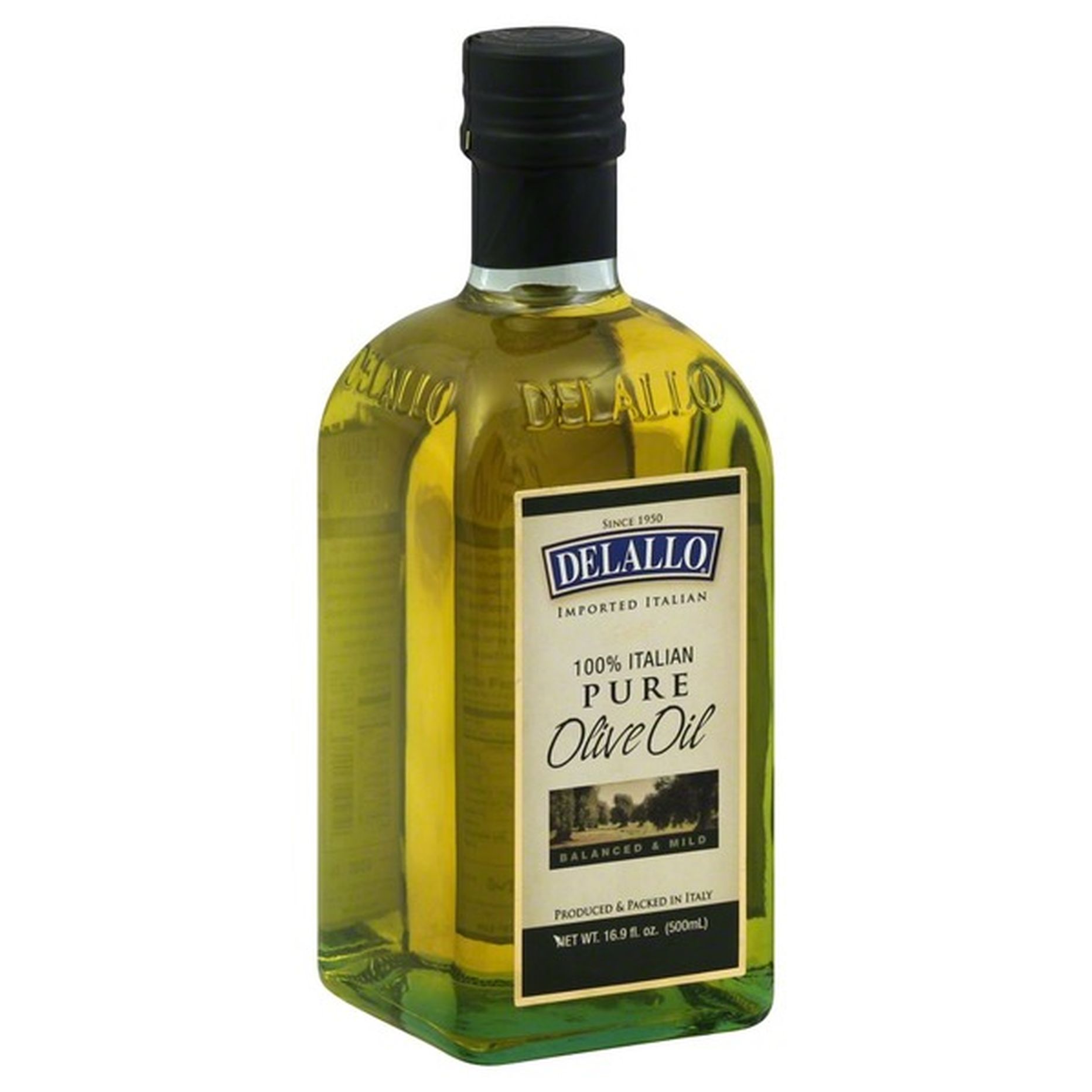 DeLallo Imported Balanced & Mild 100% Italian Pure Olive Oil