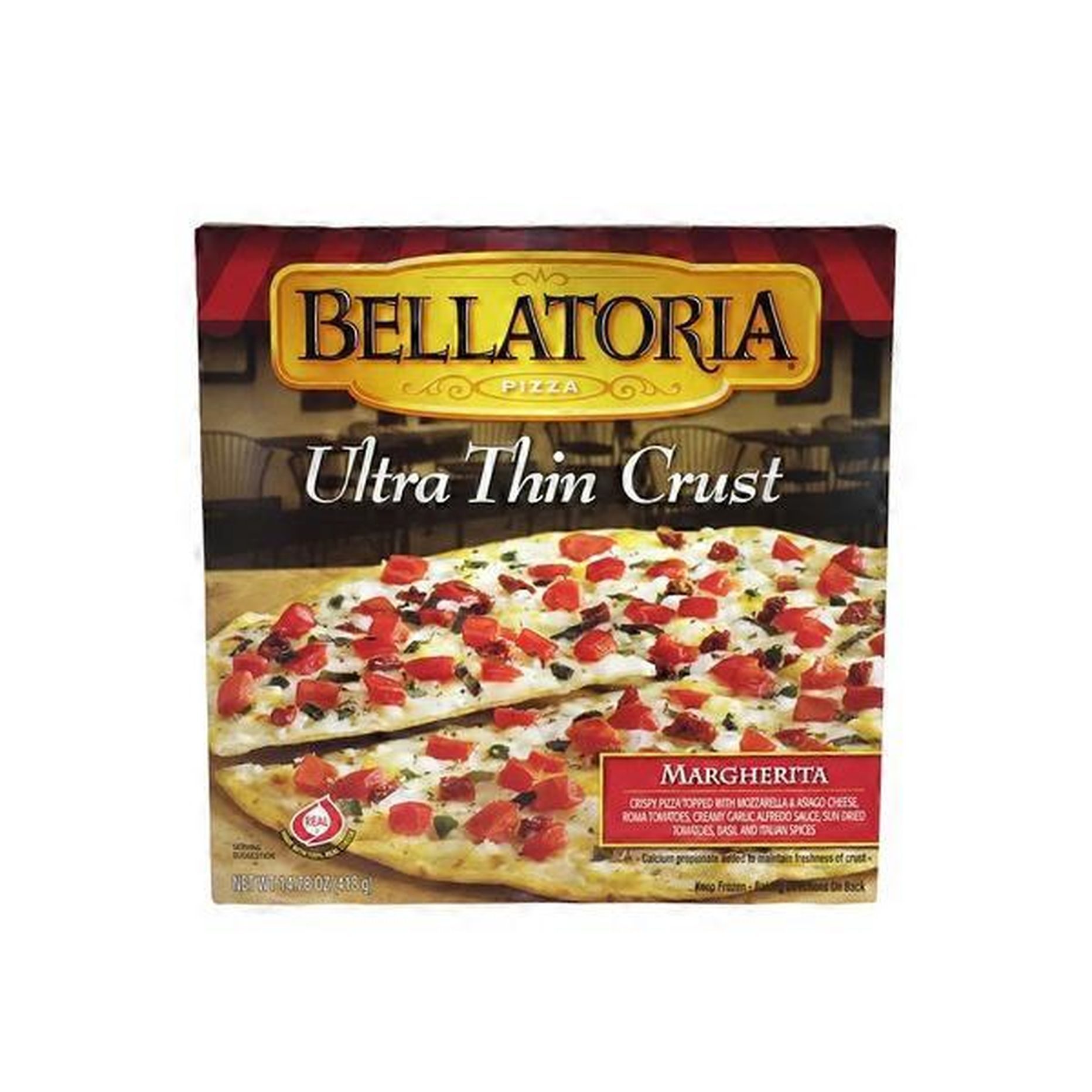 Bellatoria Pizza, Ultra Thin Crust, Margherita (13.62 oz) Delivery or Pickup Near Me Instacart