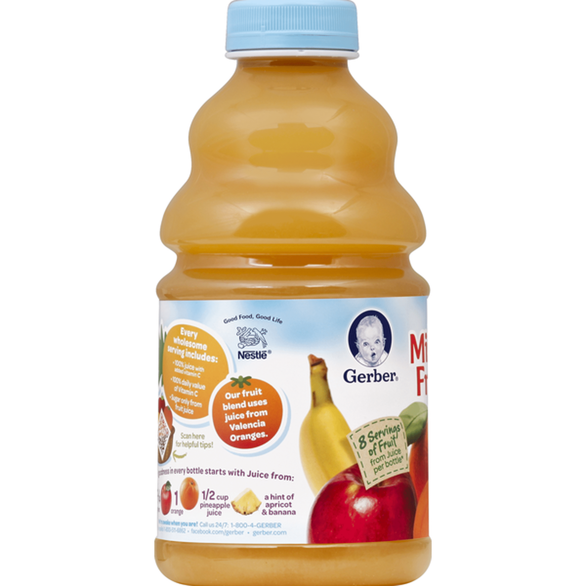 Gerber Juice, Mixed Fruit (32 fl oz) Delivery or Pickup Near Me Instacart