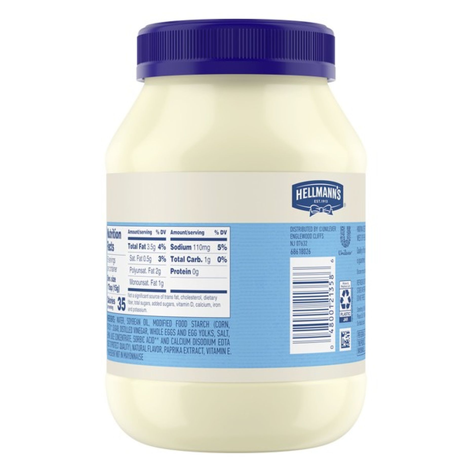 Hellmann's Light Mayonnaise Light Mayo (30 oz) Delivery or Pickup Near