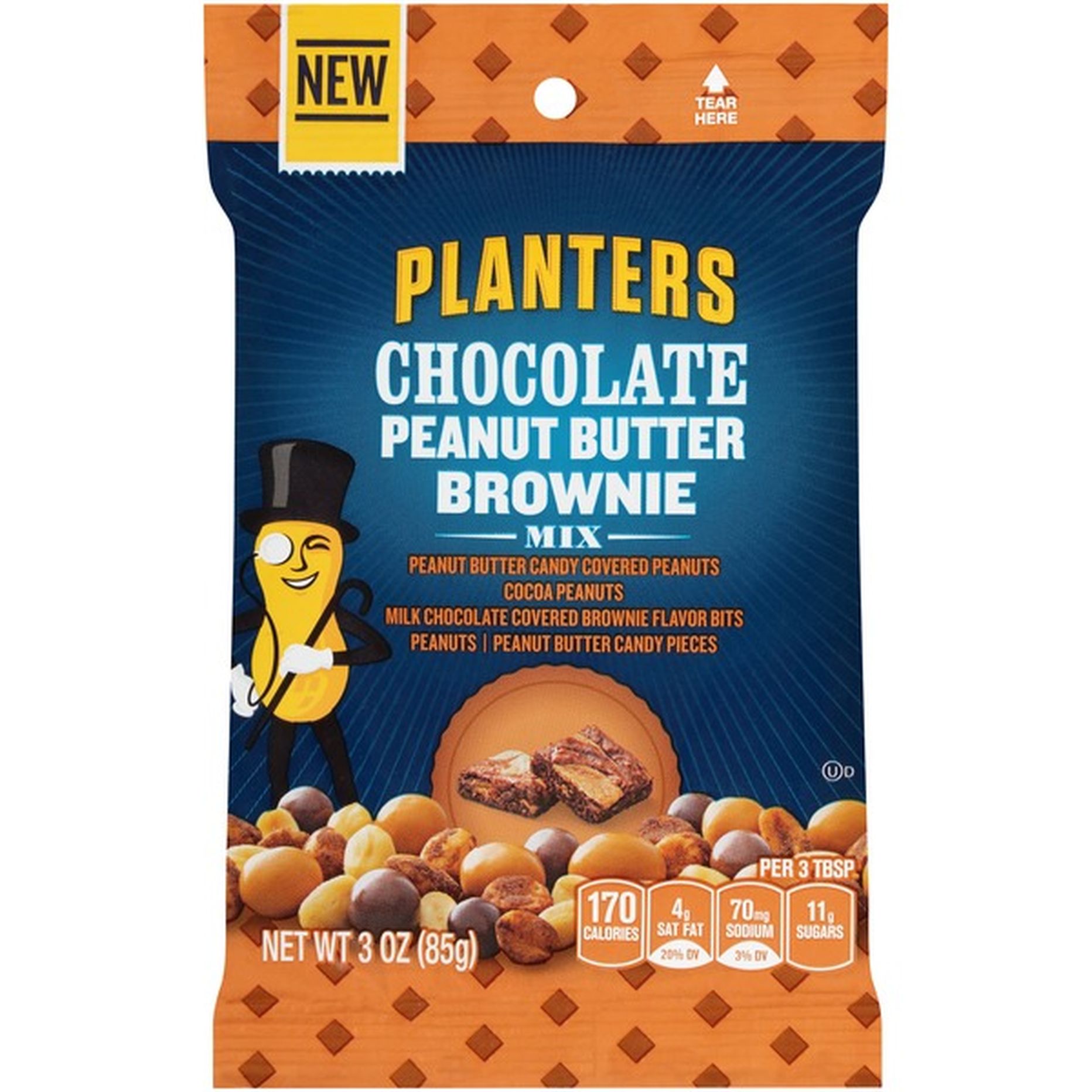 Planters Chocolate Peanut Butter Brownie Mix (3 oz) Delivery or Pickup