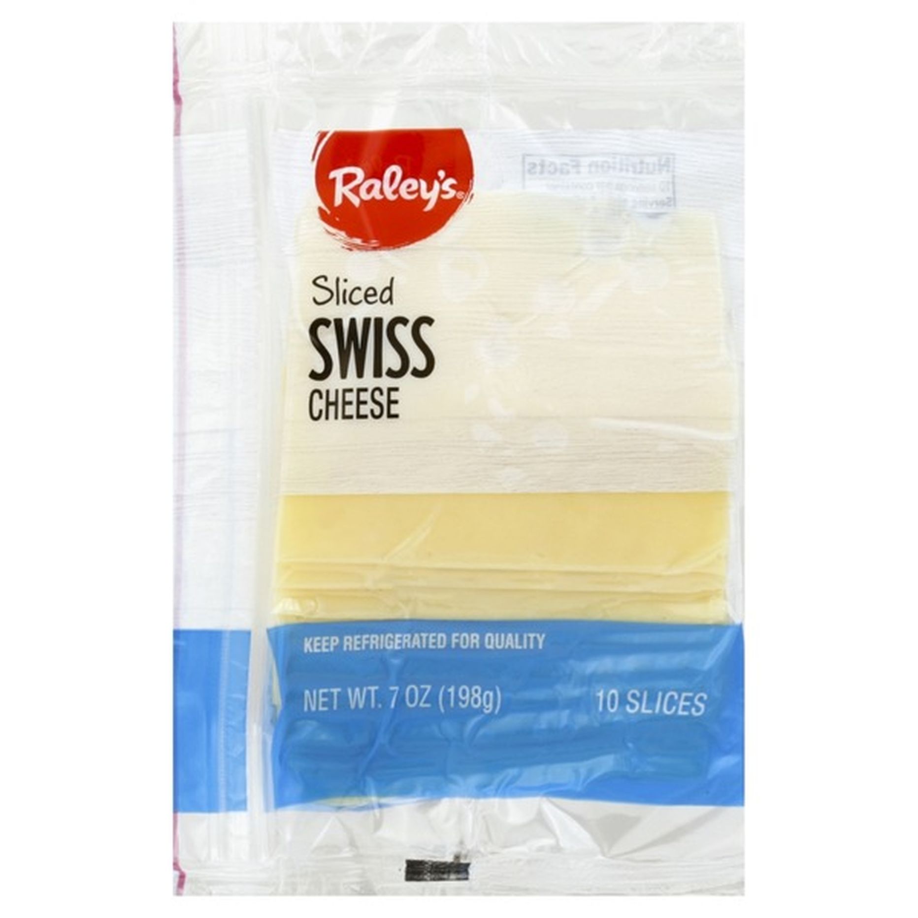 Raley's Sliced Swiss Cheese