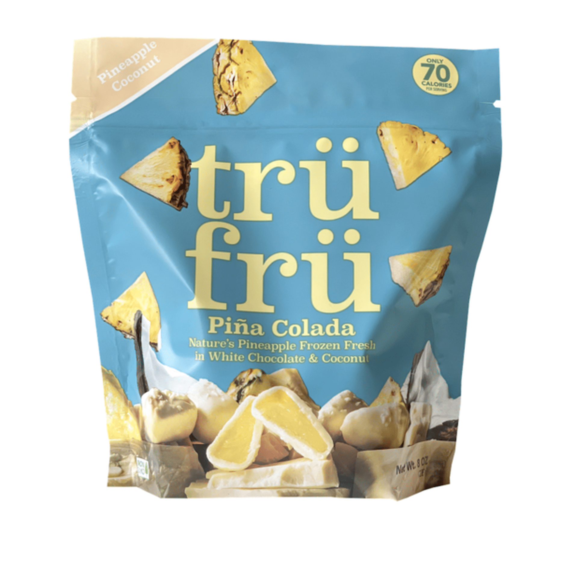 Tru Fru Pineapple in White Chocolate & Coconut (8 oz) Delivery or ...