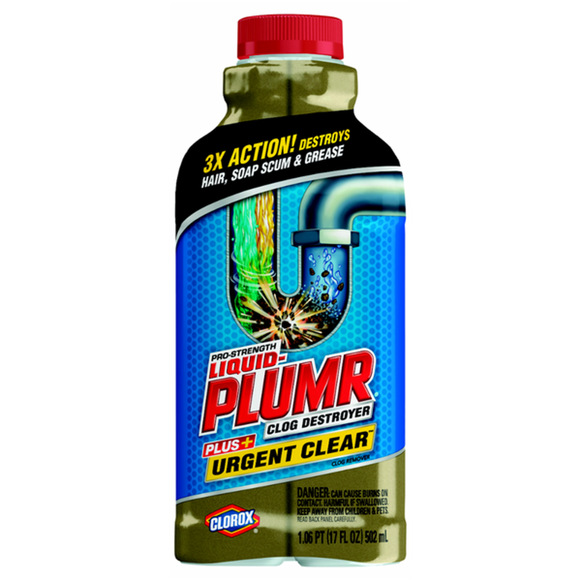 Liquid Plumr Industrial Strength Urgent Clear Liquid Drain Cleaner Fl Oz Delivery Or