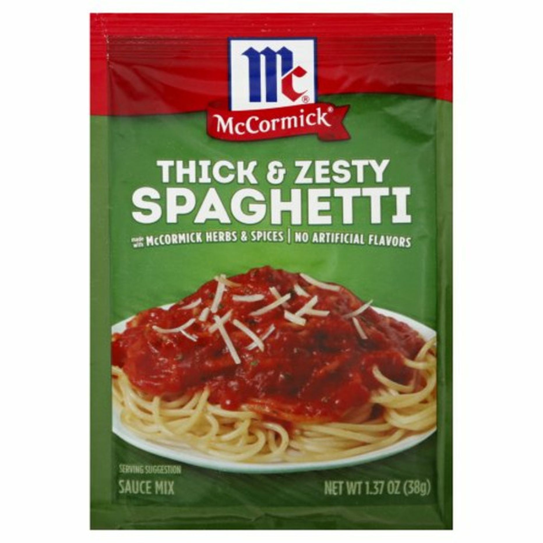 McCormick® Sauce Mix, Spaghetti, Thick & Zesty