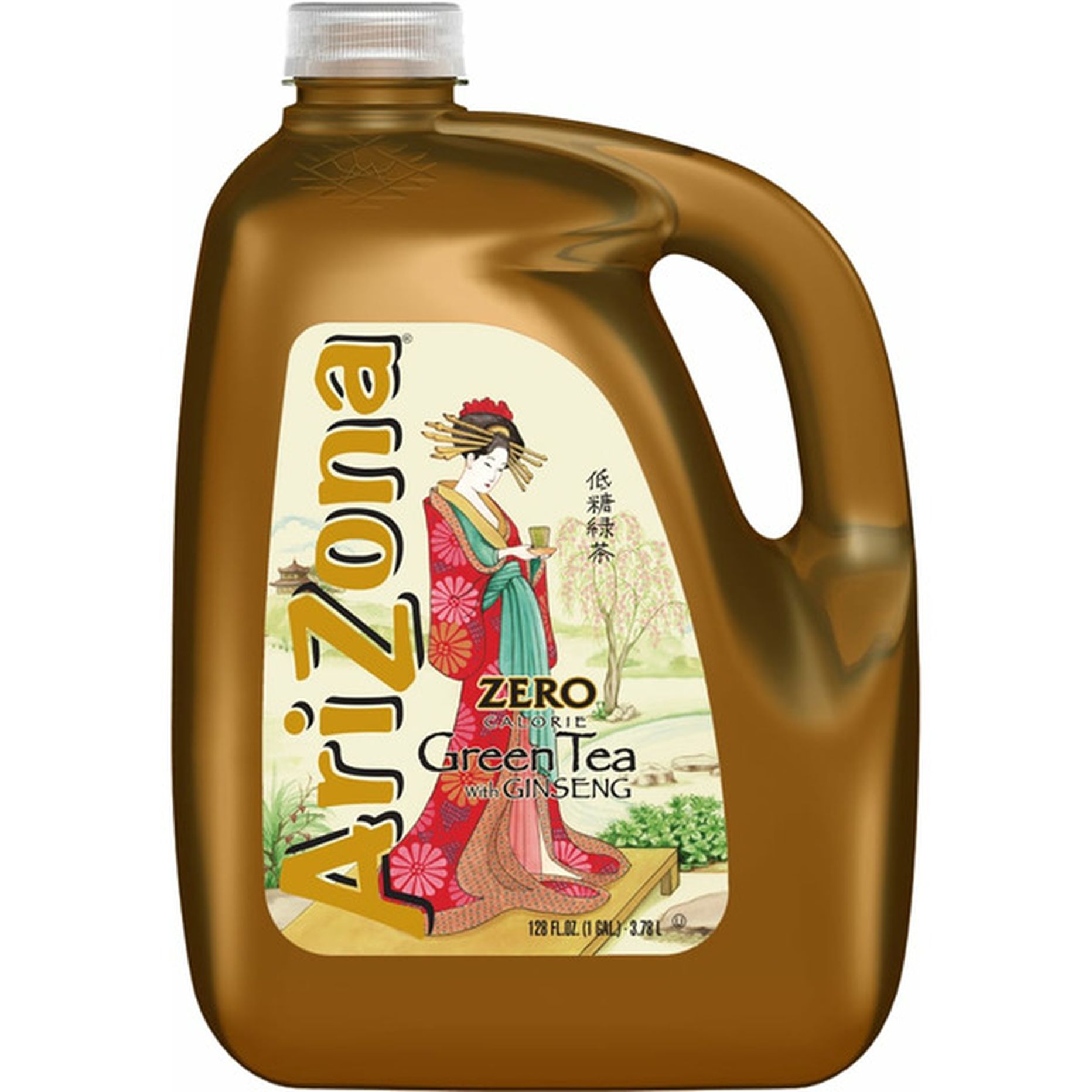 Arizona Green Tea, Zero Calorie, with Ginseng