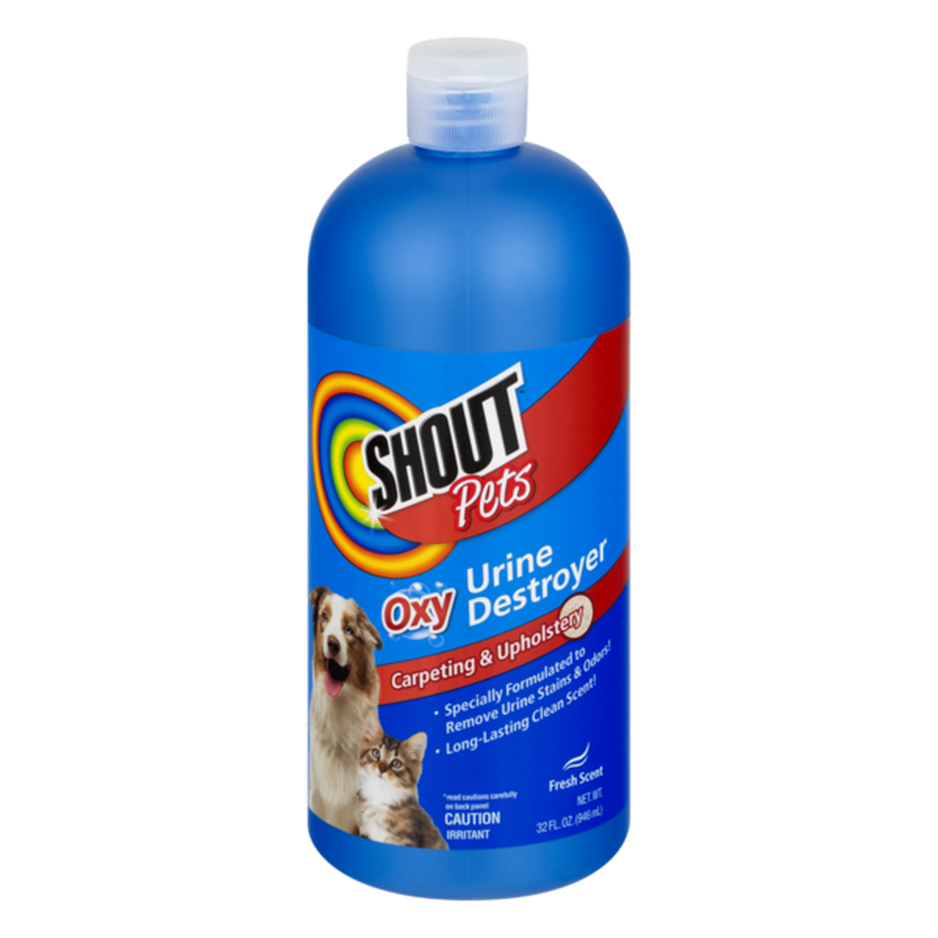 Shout Pets Oxy Urine Destroyer Carpeting & Upholstery Cleaner Fresh